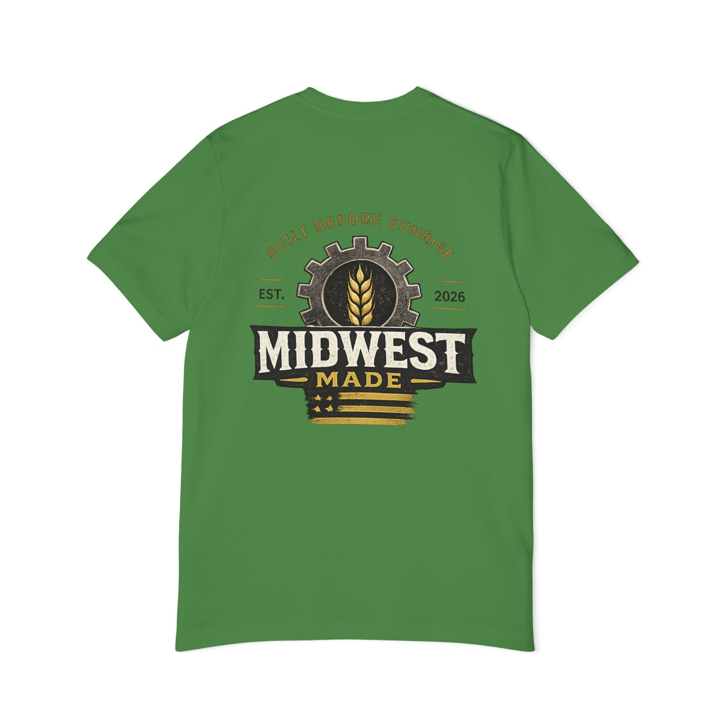 Midwest Made T-Shirt — "Great Lakes & Grain" Logo