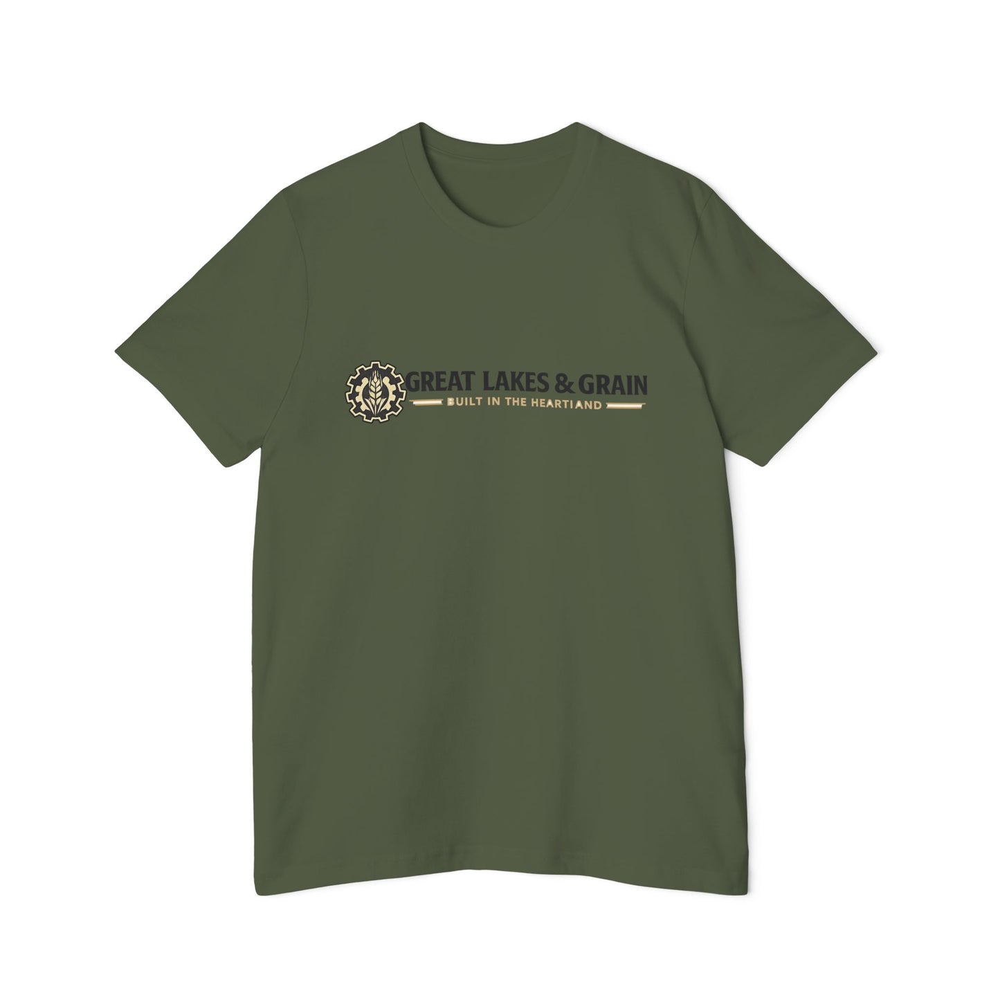 Midwest Made T-Shirt — "Great Lakes & Grain" Logo