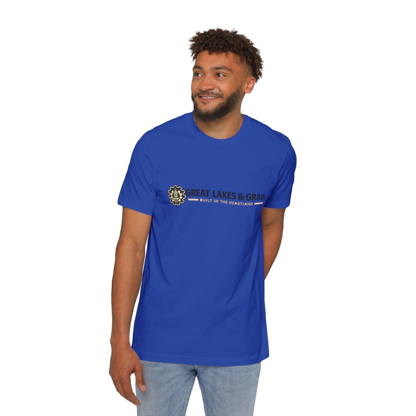 Midwest Made T-Shirt — "Great Lakes & Grain" Logo