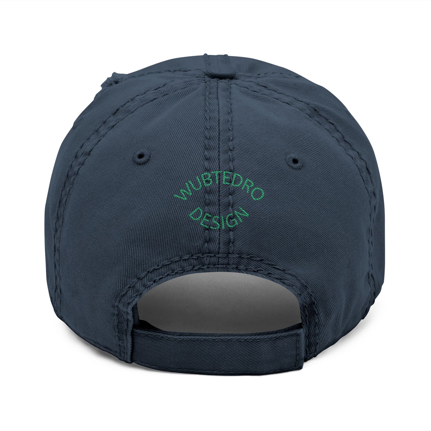Great Lakes & Grain Distressed Dad Hat — Embroidered Heartland Logo