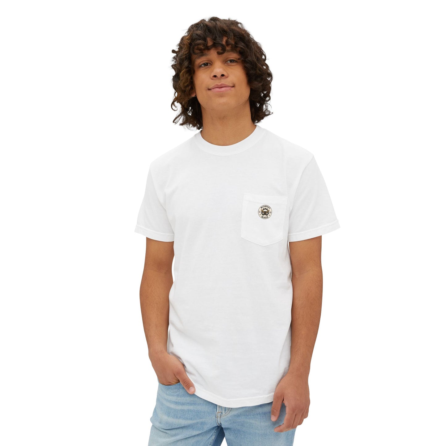 Great Lakes & Grain™ Bass Fishing Graphic Pocket T-Shirt | Built by Hand Collection