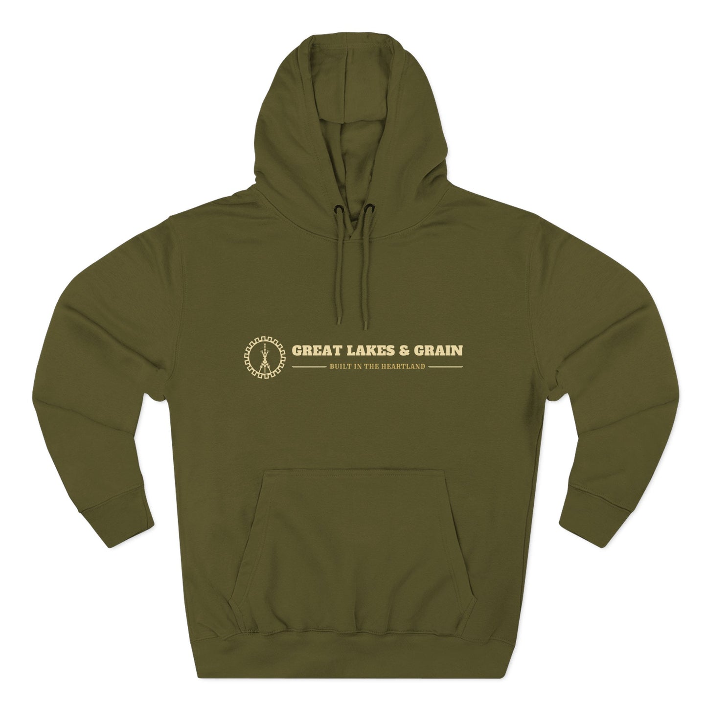 Midwest Made Hoodie — Built Before Sunrise Farm & Grain Fleece Pullover