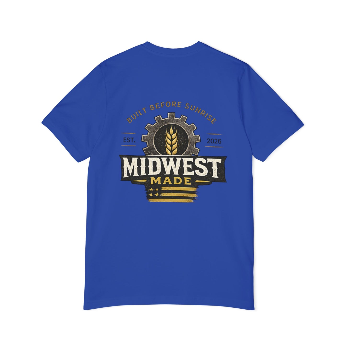 Midwest Made T-Shirt — "Great Lakes & Grain" Logo