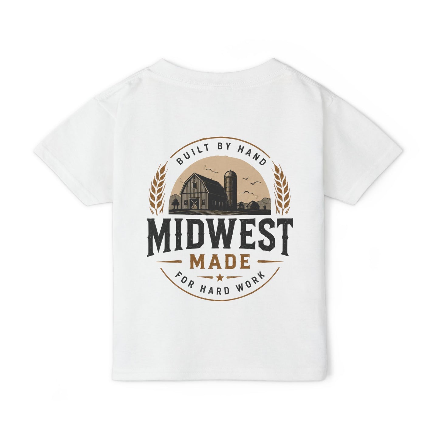 Midwest Made Kids Tee — Barn Badge Back Print