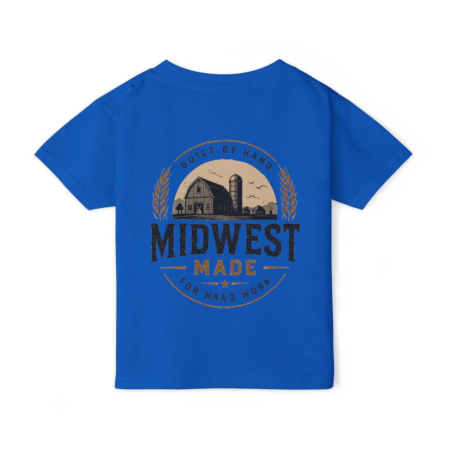 Midwest Made Kids Tee — Barn Badge Back Print