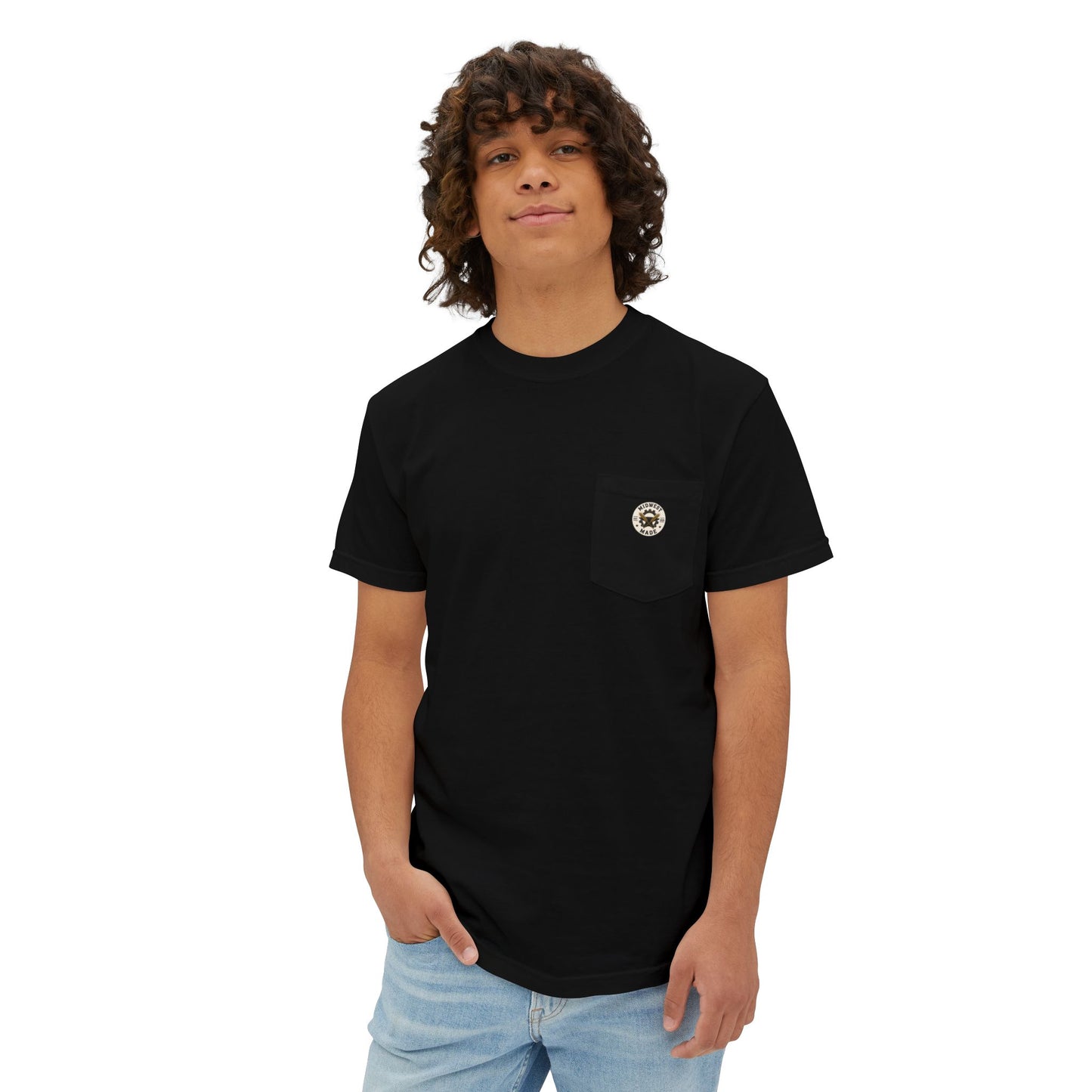 Great Lakes & Grain™ Bass Fishing Graphic Pocket T-Shirt | Built by Hand Collection
