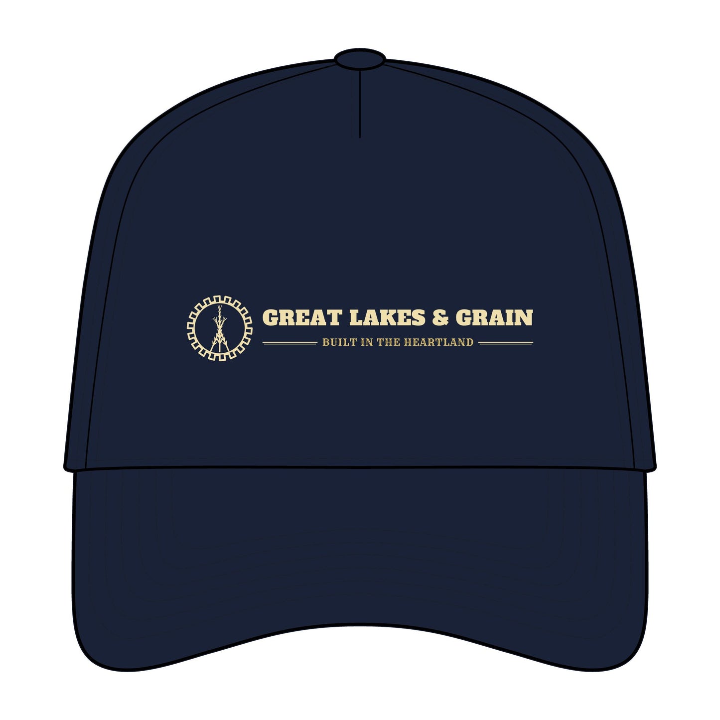 Great Lakes & Grain Retro Snapback Cap – Built in the Heartland