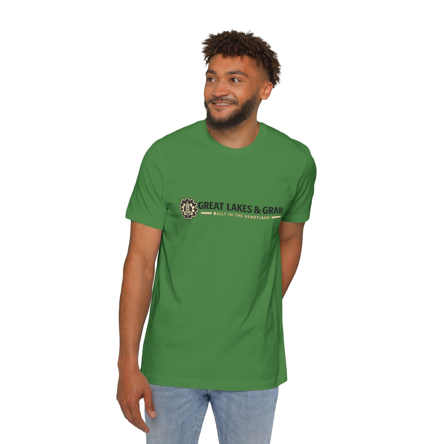 Midwest Made T-Shirt — "Great Lakes & Grain" Logo
