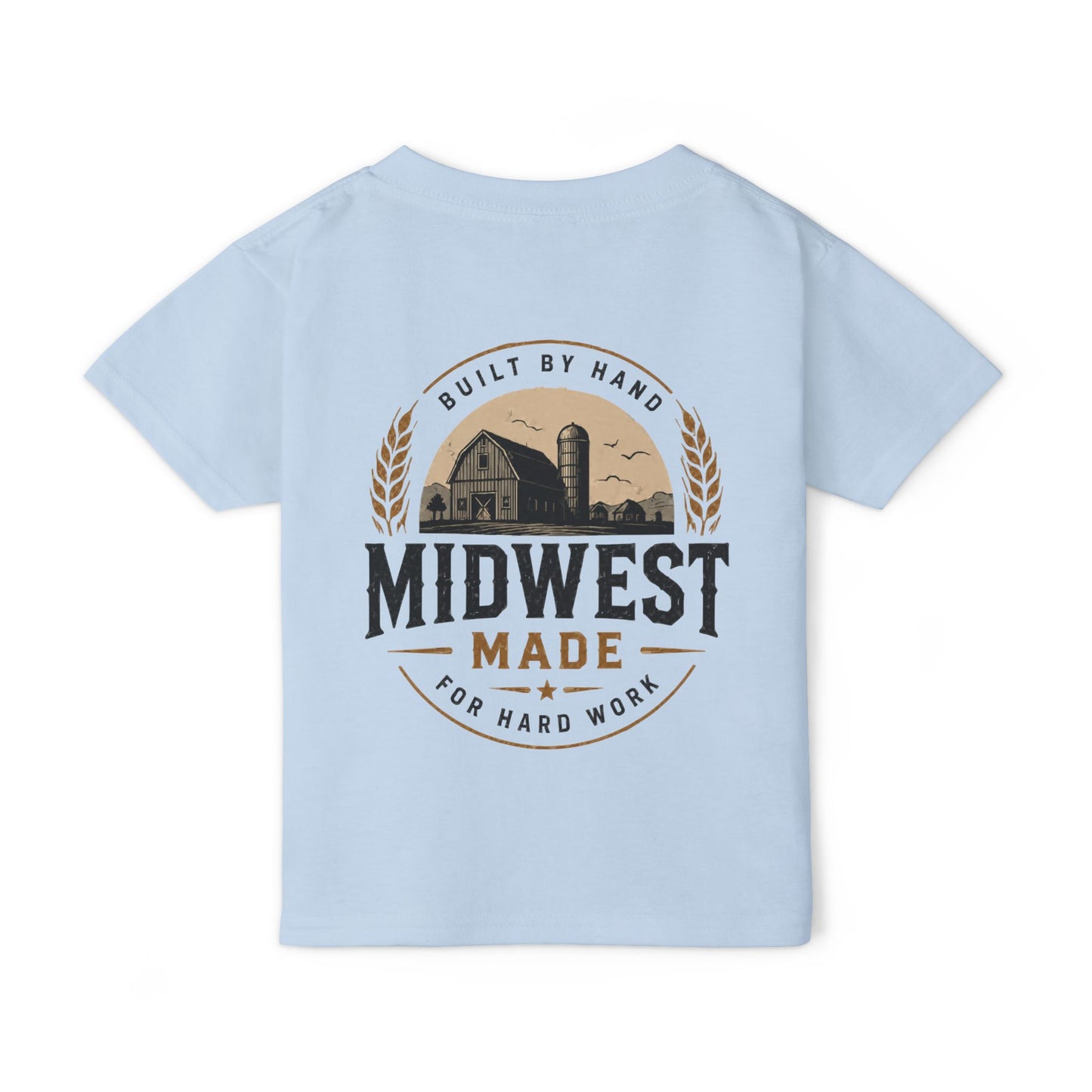 Midwest Made Kids Tee — Barn Badge Back Print