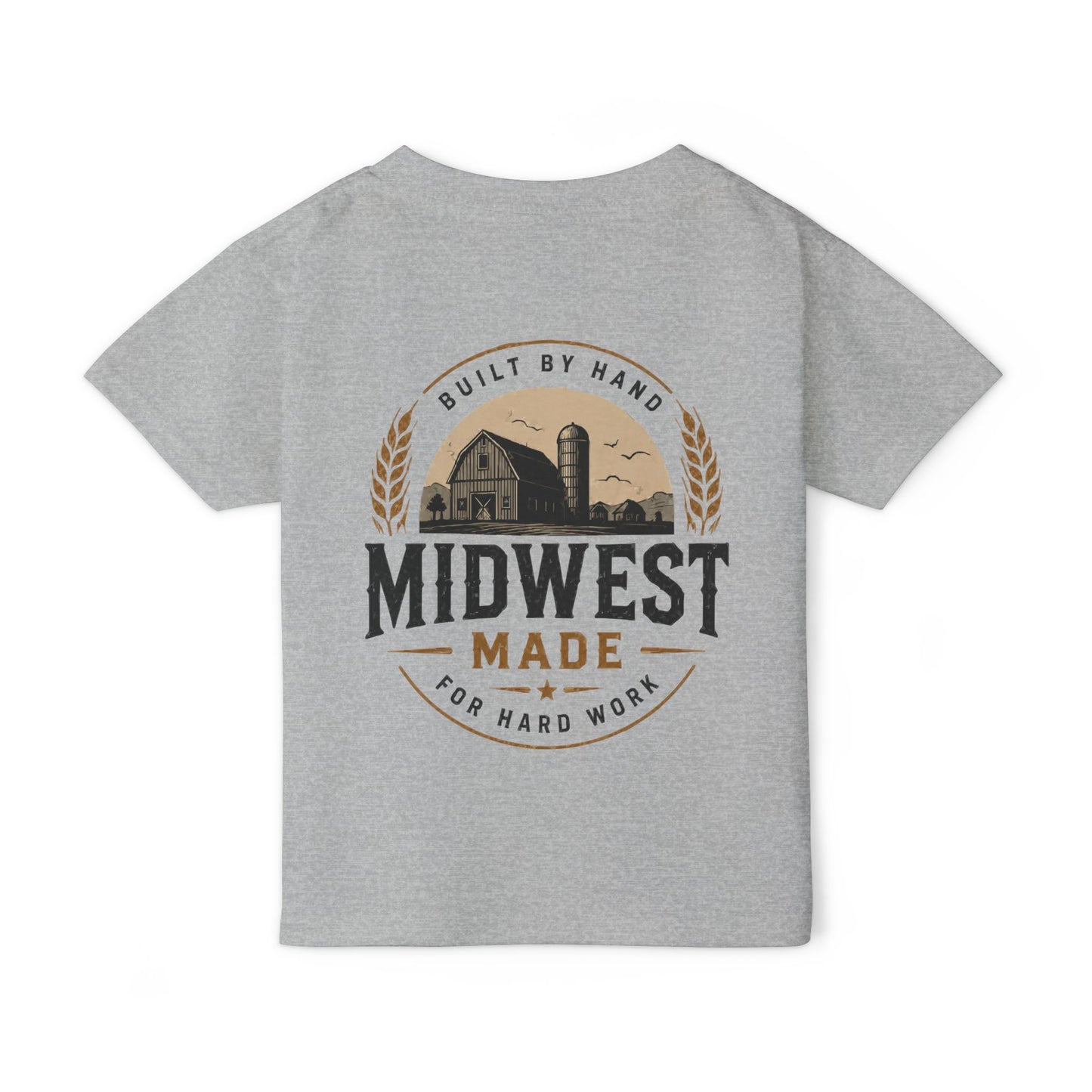Midwest Made Kids Tee — Barn Badge Back Print